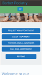 Mobile Screenshot of barberpodiatry.com